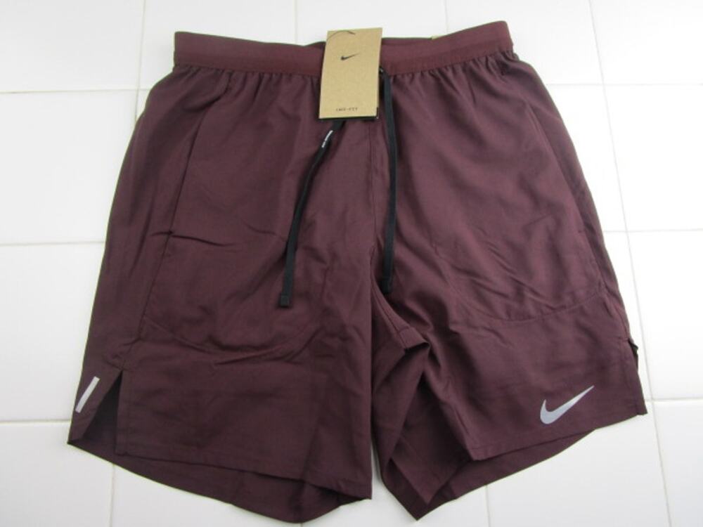 Nike Flex Stride 7" Brief-Lined Running‎ Shorts Burgundy Men's XS CJ5471-653
